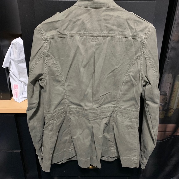 Olive Green Utility/Military Style Jacket/Coat - Picture 2 of 16